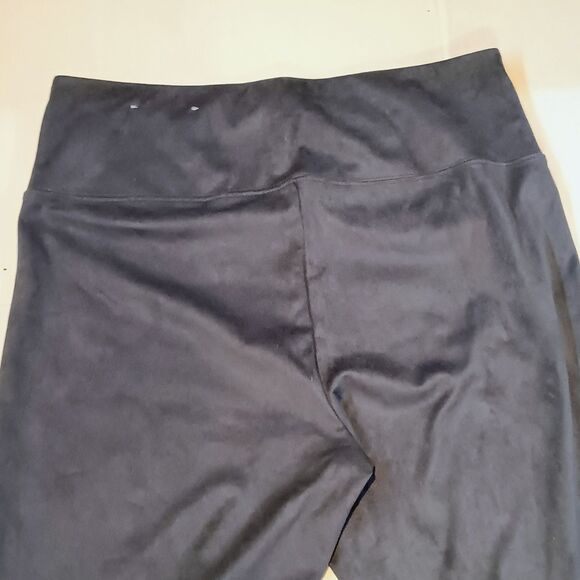 Soft Surroundings Faux Suede Pull On Leggings-Medium-Ankle-Slate Gray-Fall-NWOT - Picture 6 of 9